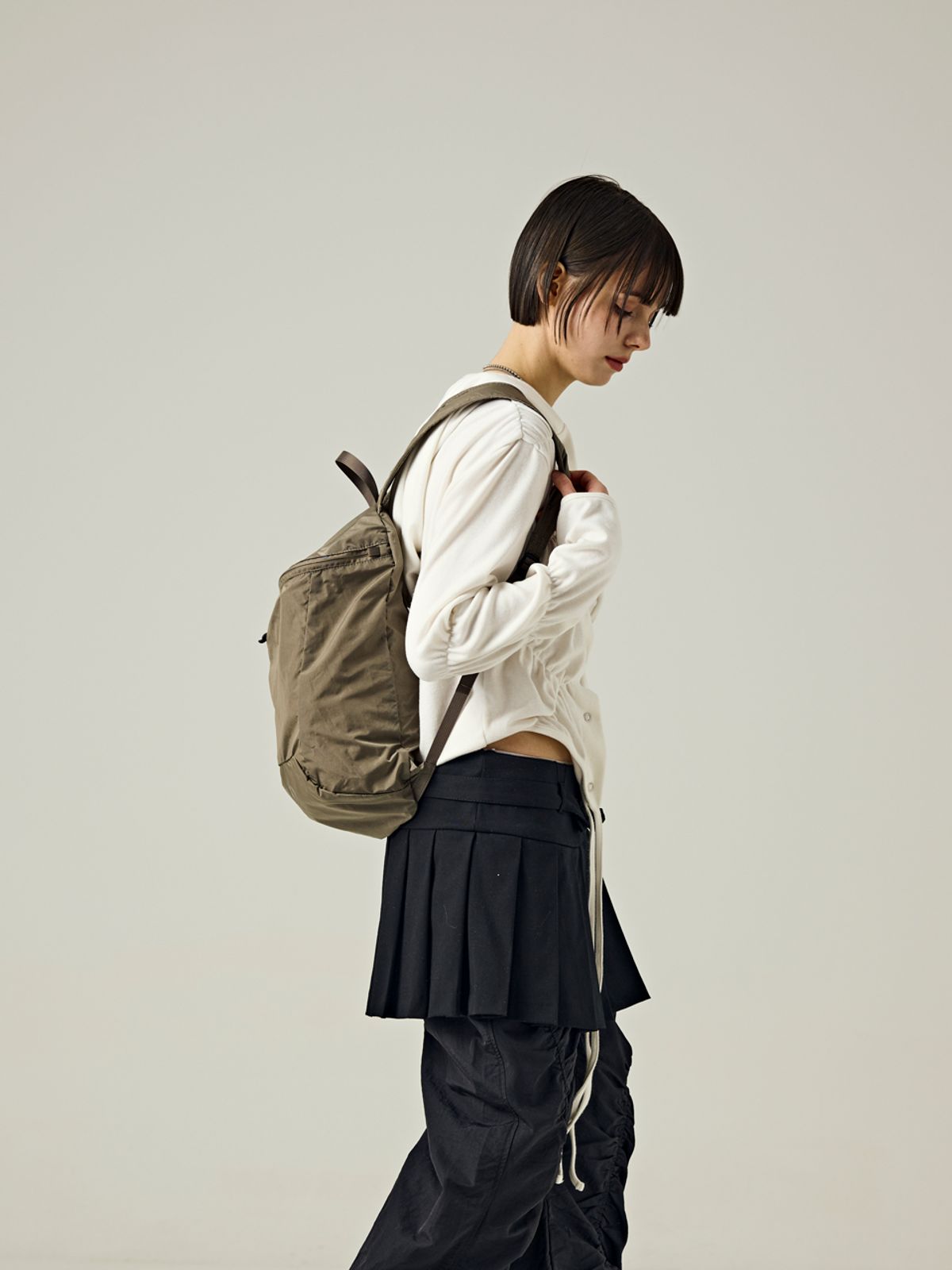 샐볼(SALBOL) 500 Lip Light  Backpack [BROWN]