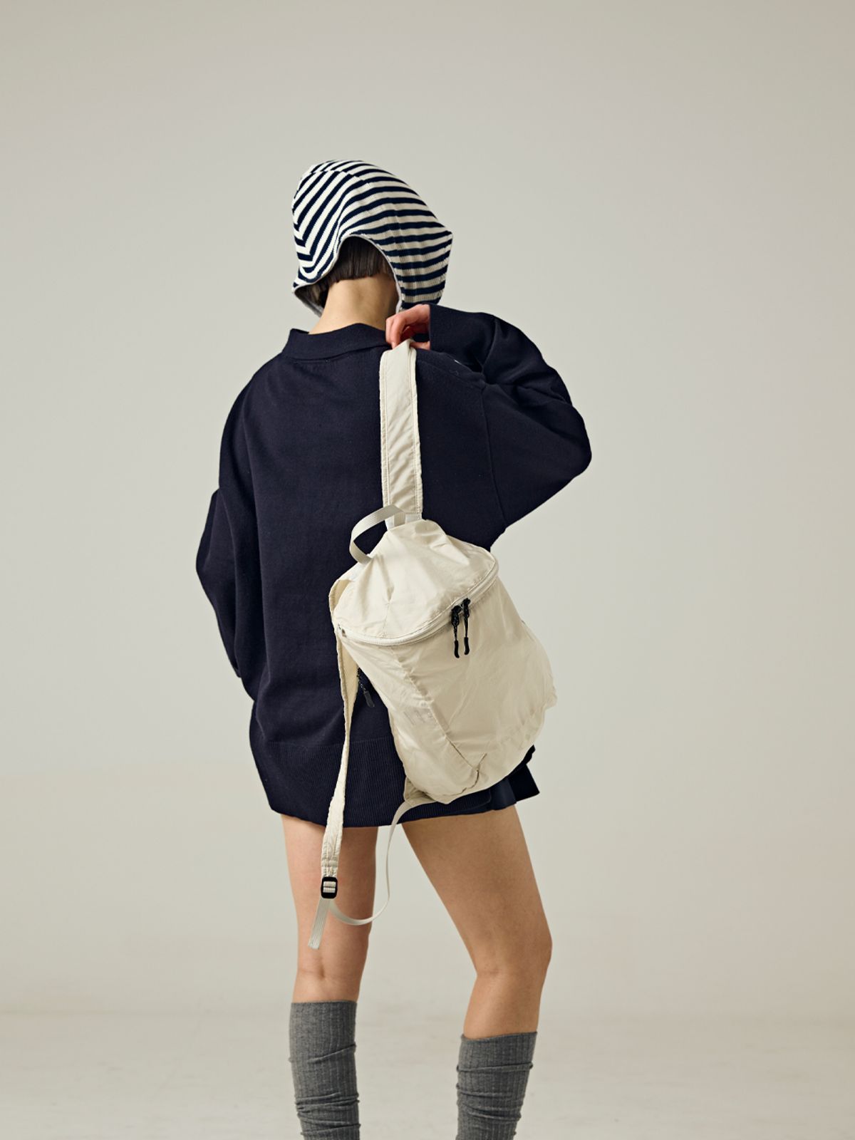샐볼(SALBOL) 500 Lip Light Backpack [BEIGE]