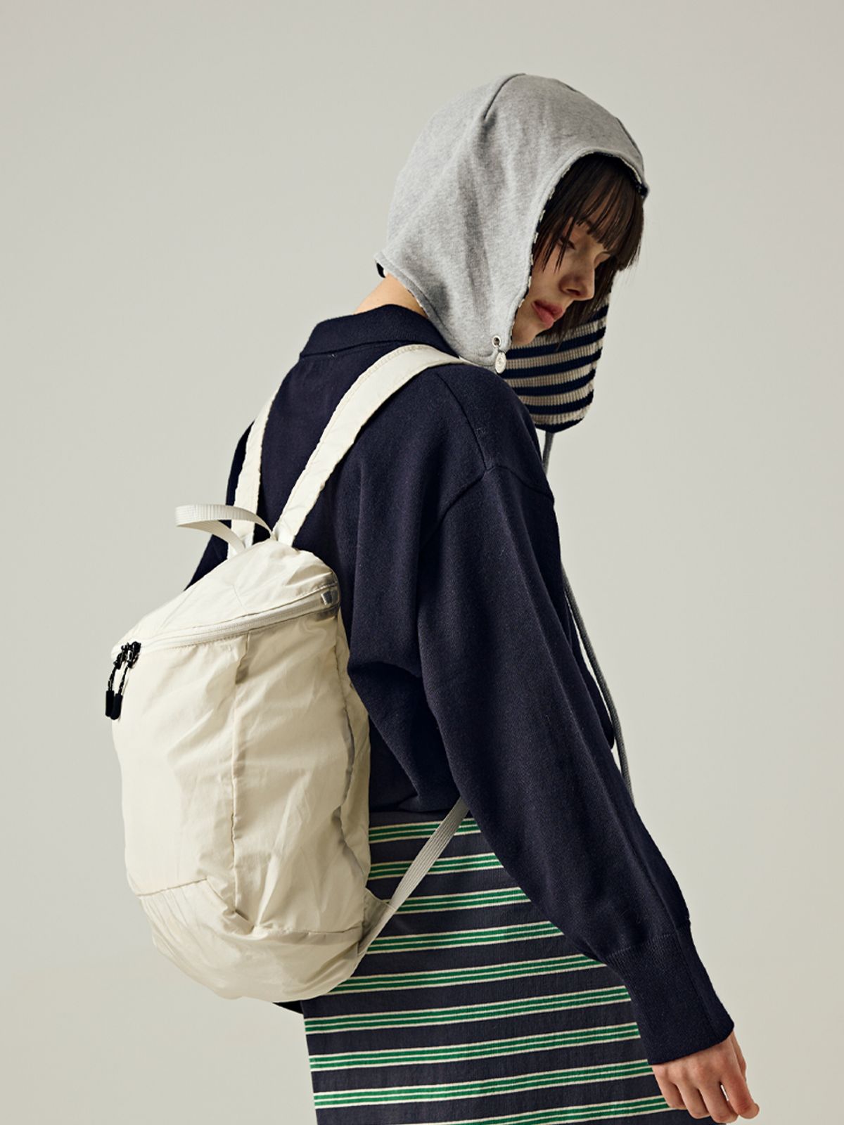 샐볼(SALBOL) 500 Lip Light Backpack [BEIGE]