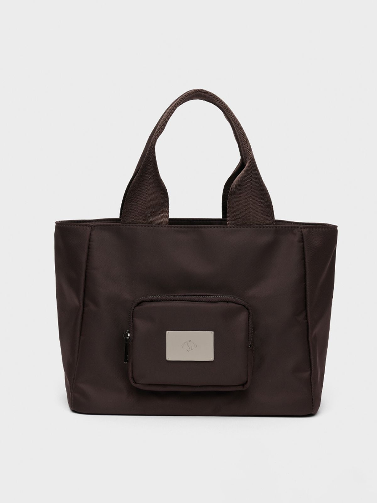 샐볼(SALBOL) SYMBOL NYLON TOTE BAG [BROWN]