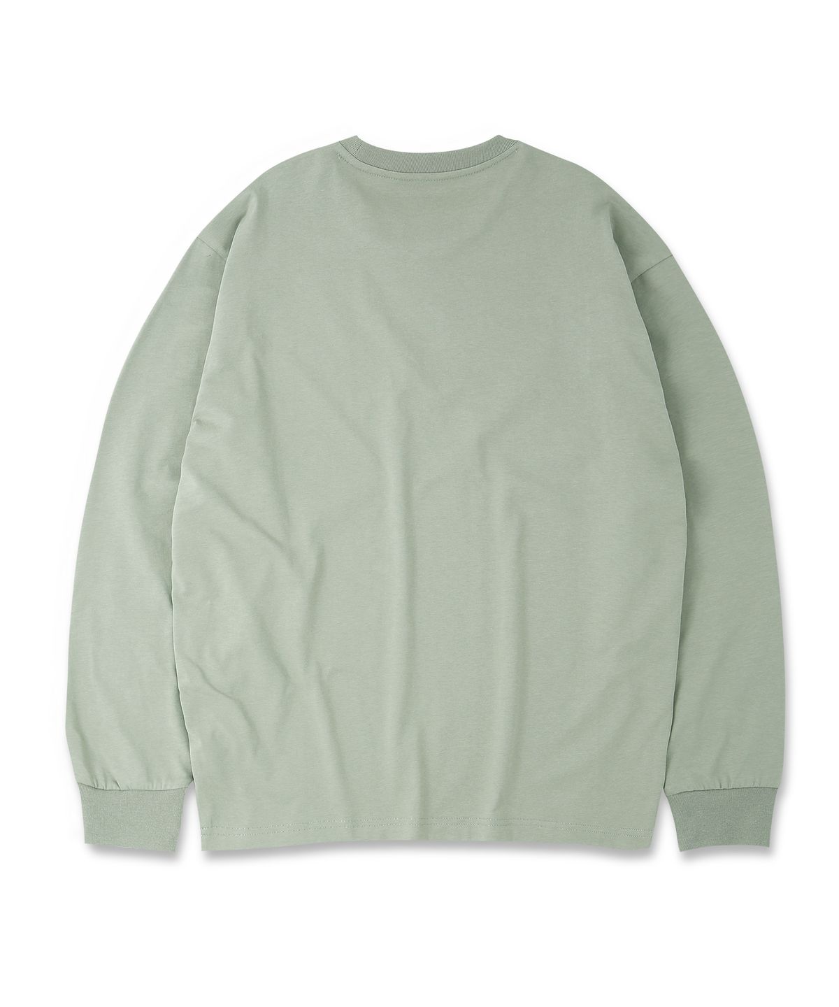 돌핀웨이브어패럴(DOLPHIN WAVE APPAREL) 돌핀 아치로고 롱 슬리브 티셔츠 라이트카키