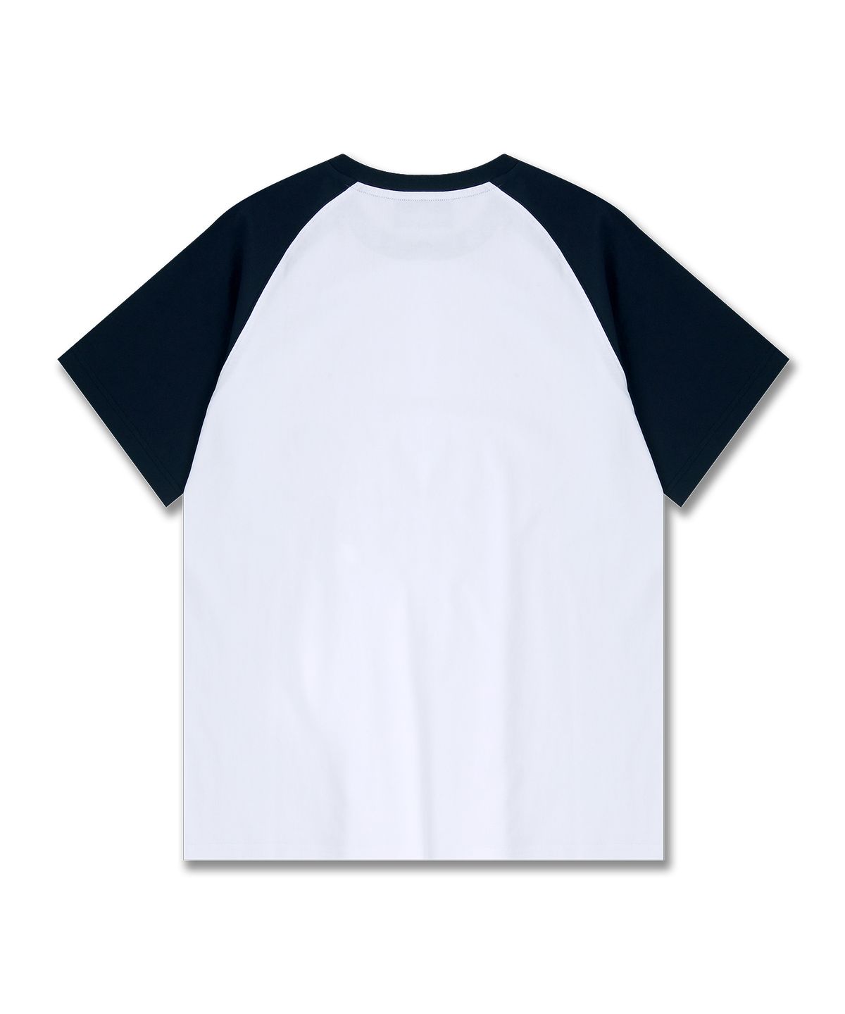 돌핀웨이브어패럴(DOLPHIN WAVE APPAREL) 돌핀 실리콘프린트 라글란 반팔티셔츠 네이비