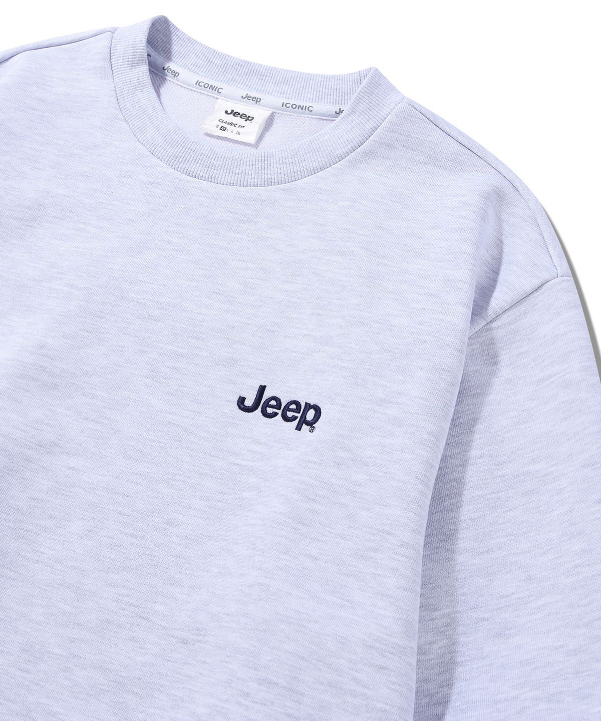 지프(JEEP) 스몰로고 맨투맨 (JQ5TSU802MW)