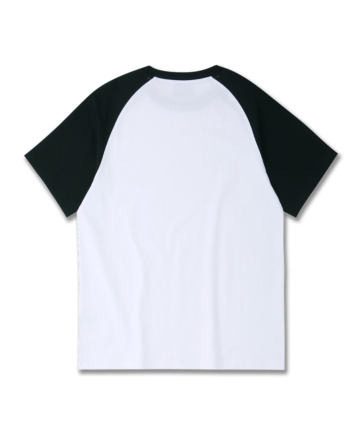 돌핀웨이브어패럴(DOLPHIN WAVE APPAREL) 돌핀 실리콘프린트 라글란 반팔티셔츠 블랙
