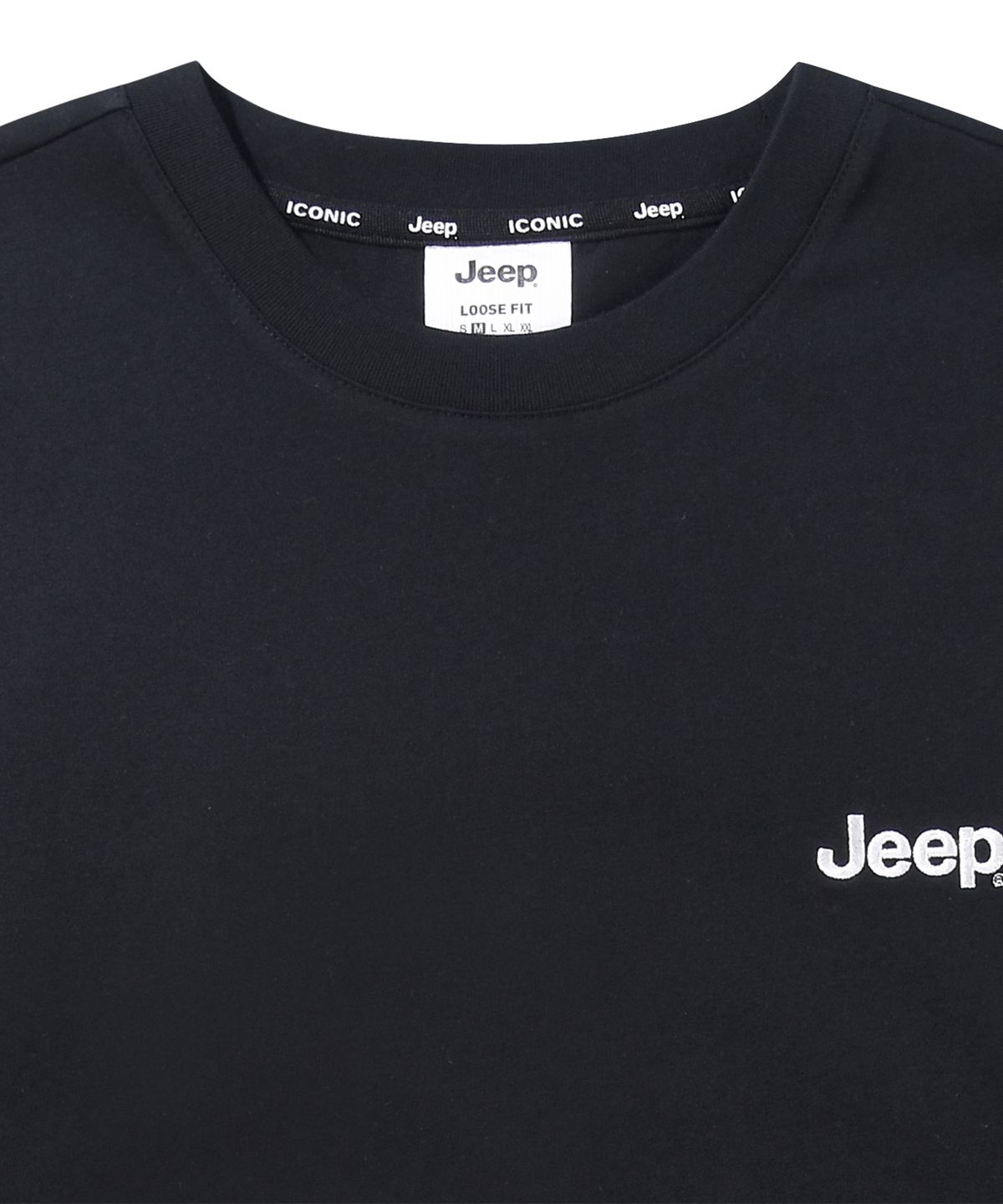 지프(JEEP) 에센셜 롱슬리브 티셔츠 (JQ5TSU003BK)