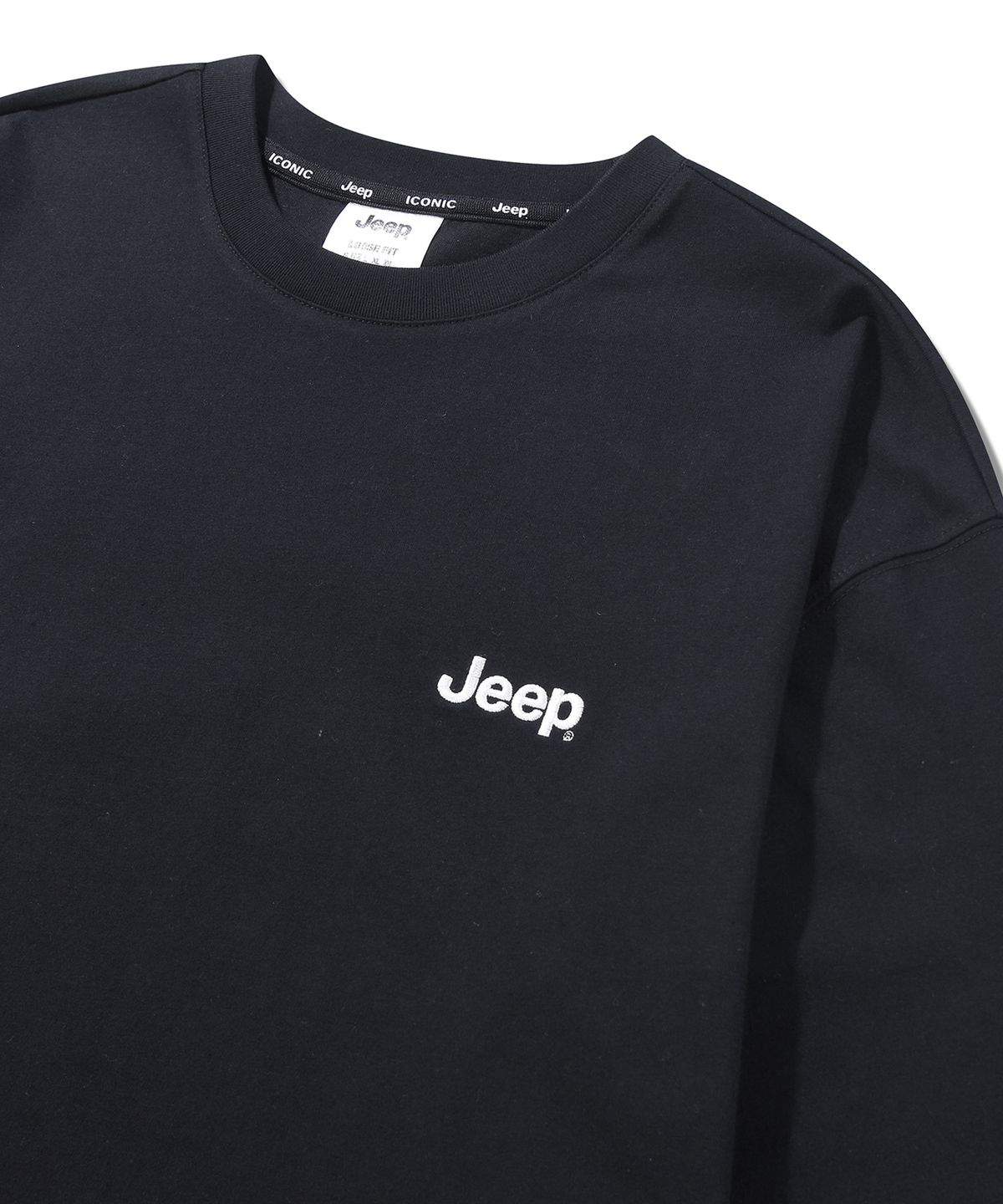 지프(JEEP) 에센셜 롱슬리브 티셔츠 (JQ5TSU003BK)