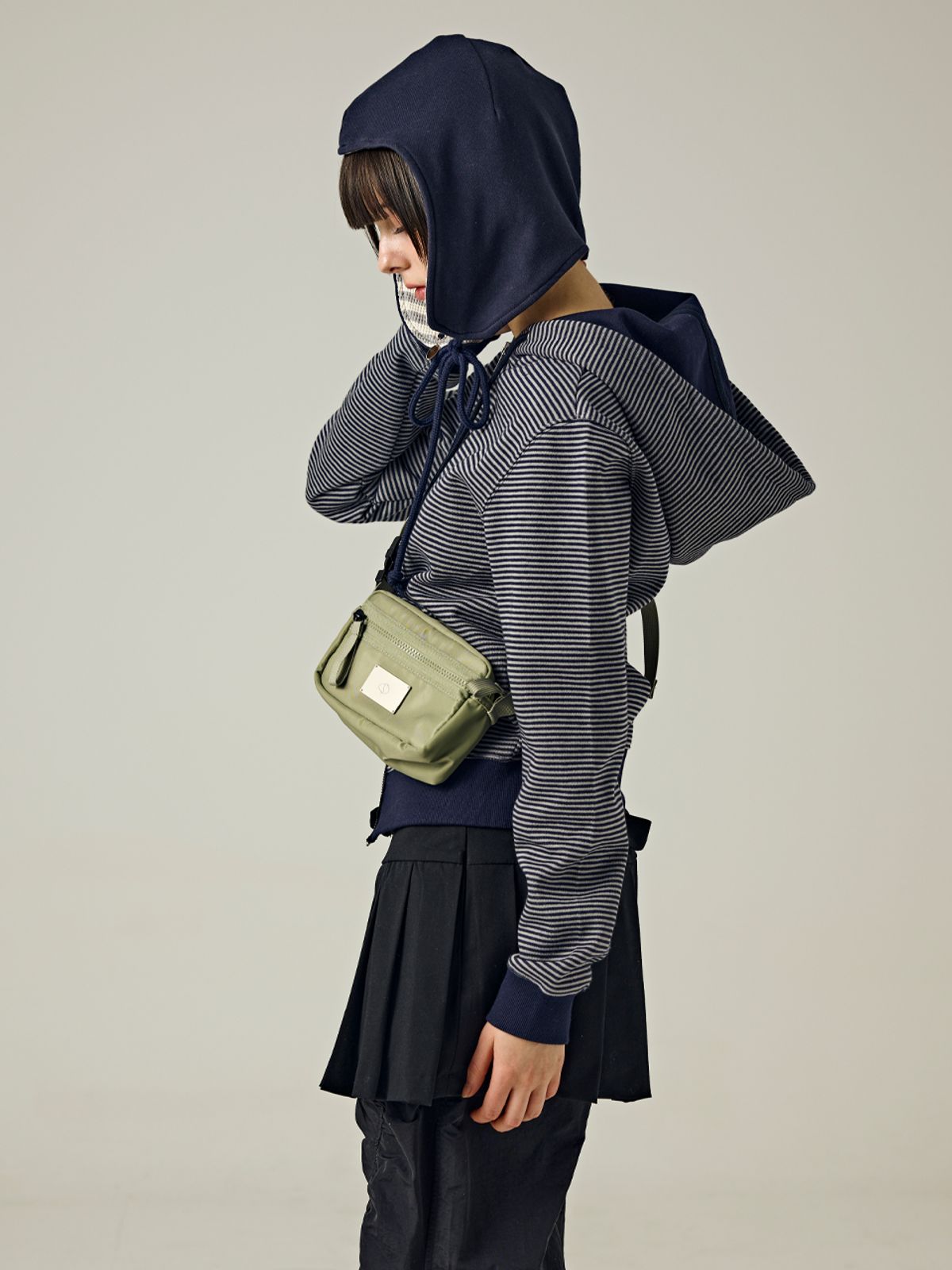 샐볼(SALBOL) REVERSIBLE EARFLAP [NAVY]