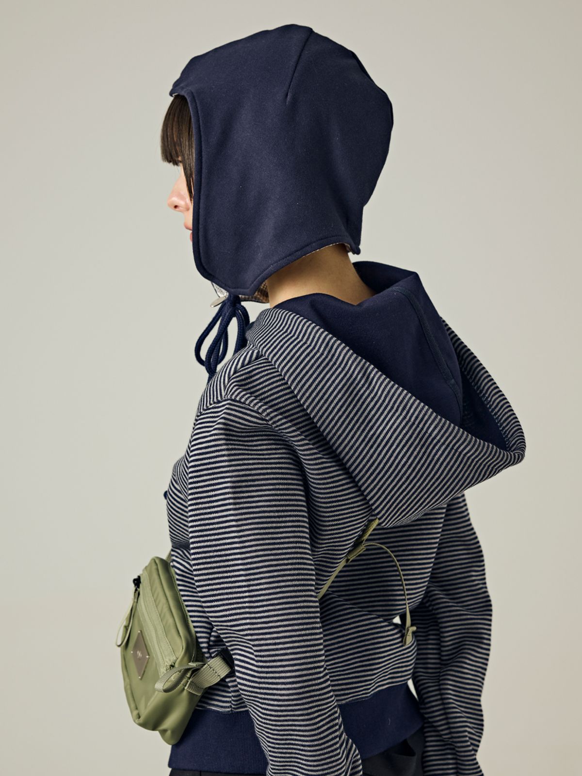샐볼(SALBOL) REVERSIBLE EARFLAP [NAVY]