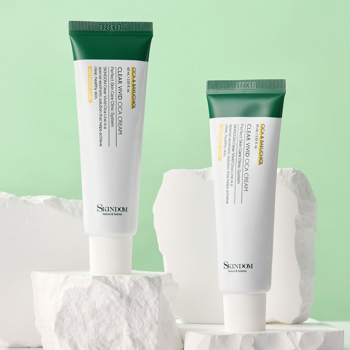 스킨덤(SKINDOM) 클리어 비비드 시카 크림 60ml