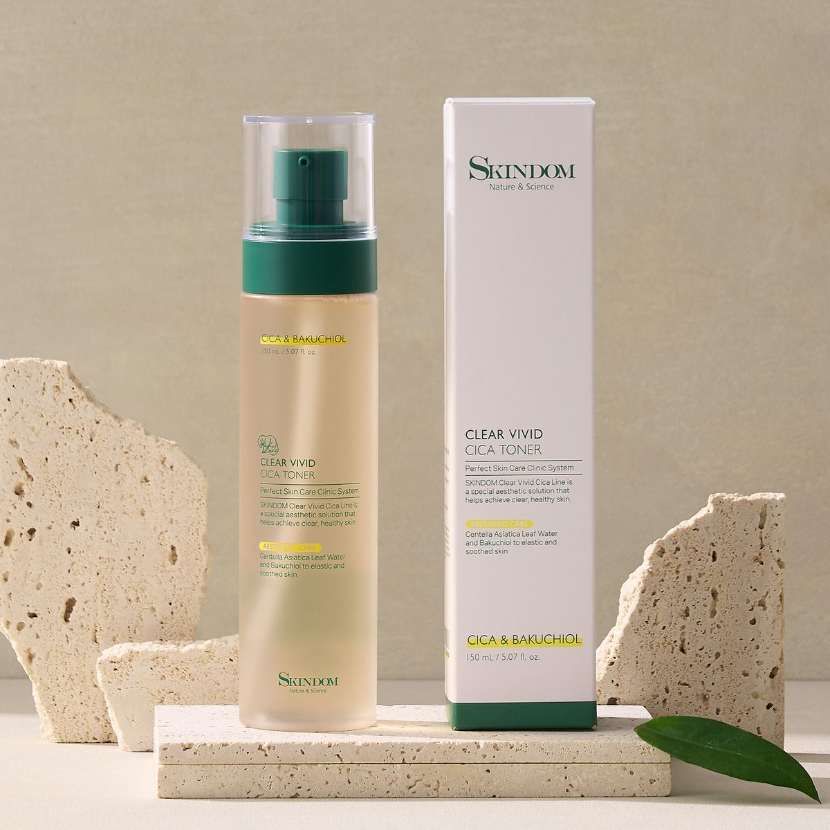 스킨덤(SKINDOM) 클리어 비비드 시카 토너 150ml