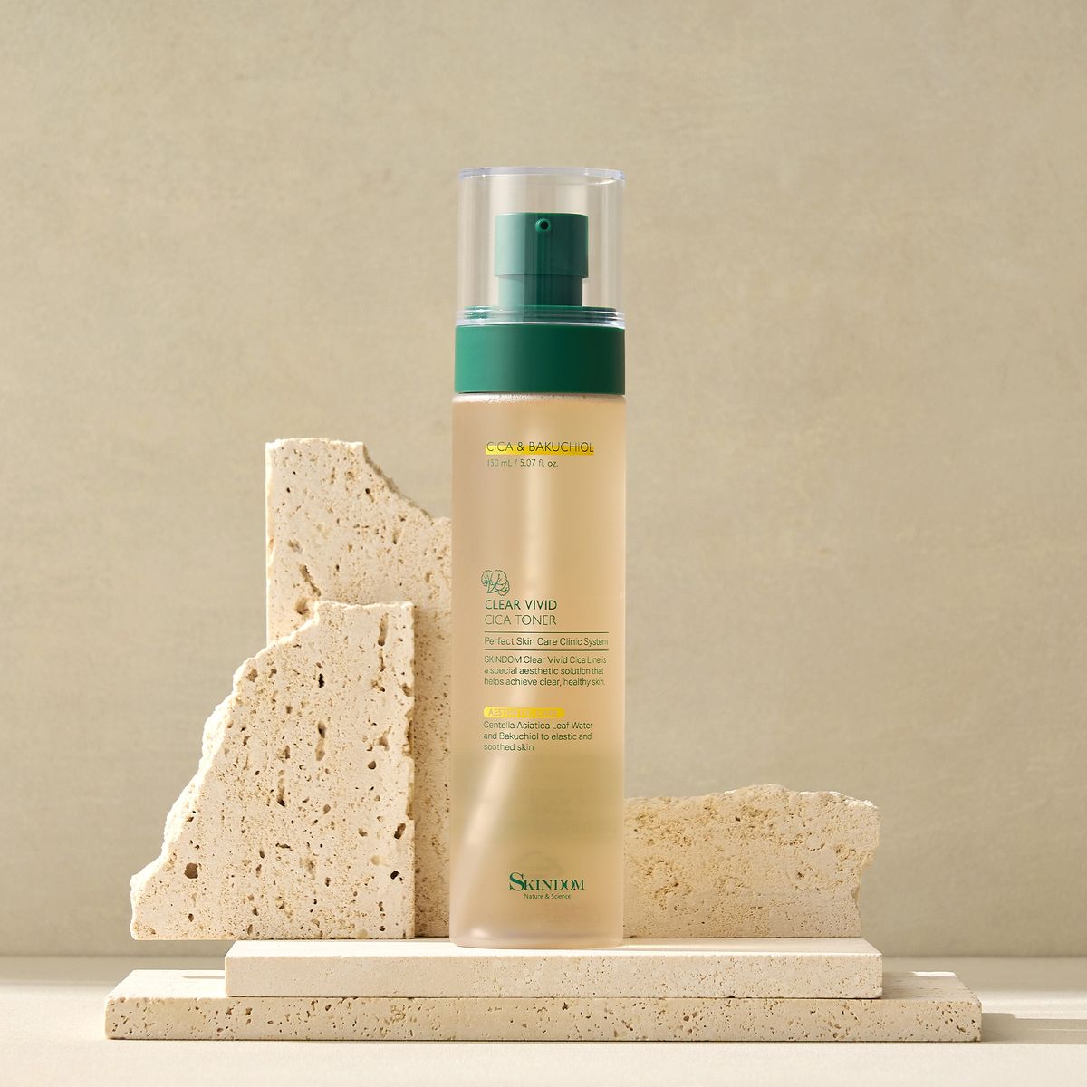스킨덤(SKINDOM) 클리어 비비드 시카 토너 150ml