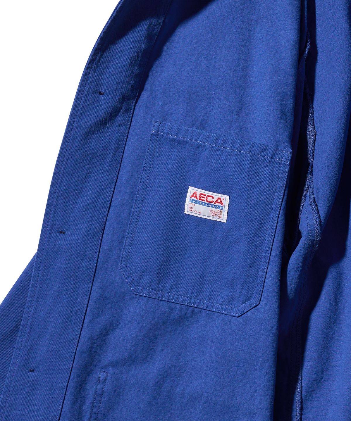 에이카화이트(AECA) AECA WASHED FRENCH WORK JACKET-BLUE