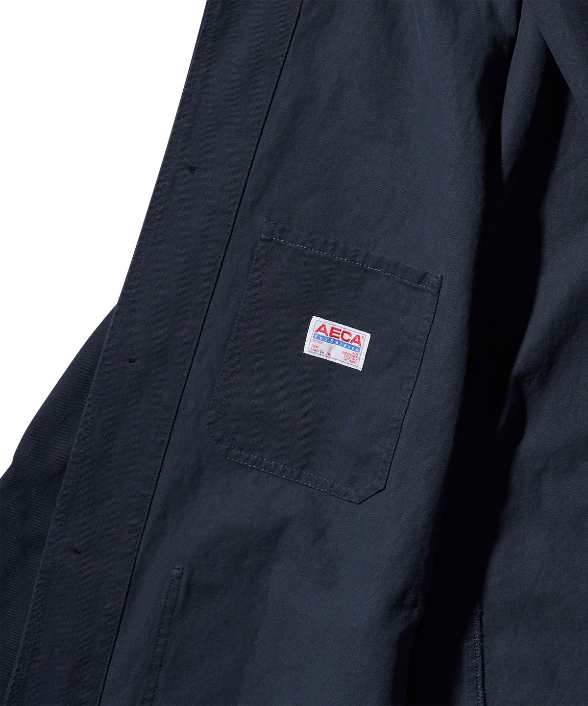 에이카화이트(AECA) AECA WASHED FRENCH WORK JACKET-NAVY