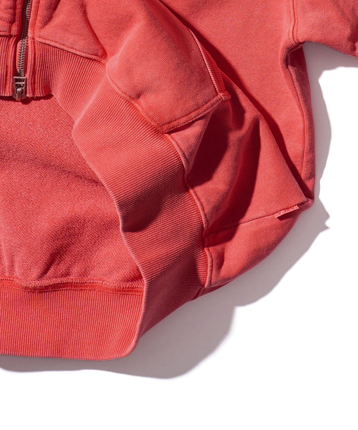 에이카화이트(AECA) AECA BOMB ZIP UP HOODIE-WASHED CORAL