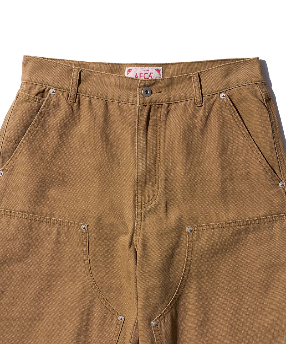 에이카화이트(AECA) VINTAGE DOUBLE KNEE PIGMENT PANTS-BEIGE