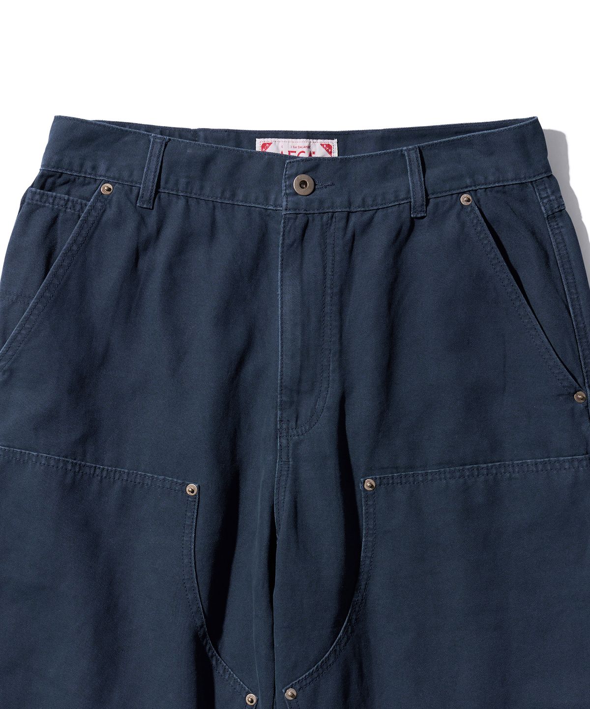 에이카화이트(AECA) VINTAGE DOUBLE KNEE PIGMENT PANTS-NAVY