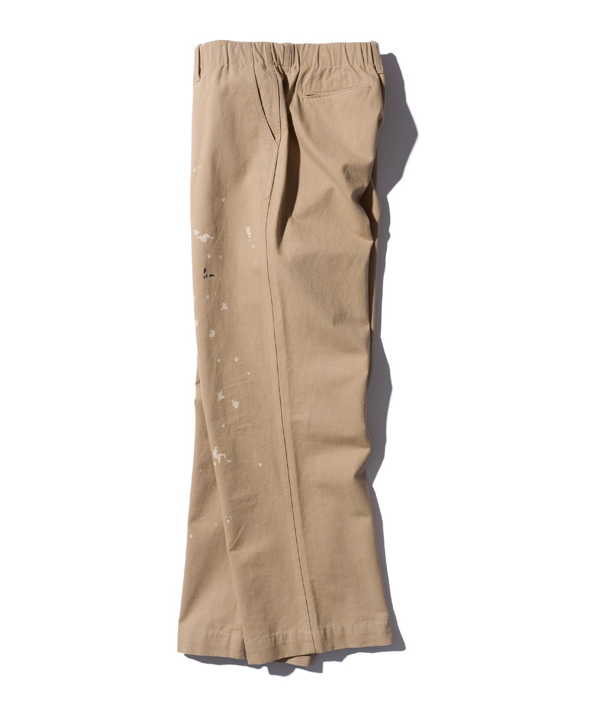 에이카화이트(AECA) SPLATER PAINTED BANDING CHINO PANTS-BEIGE