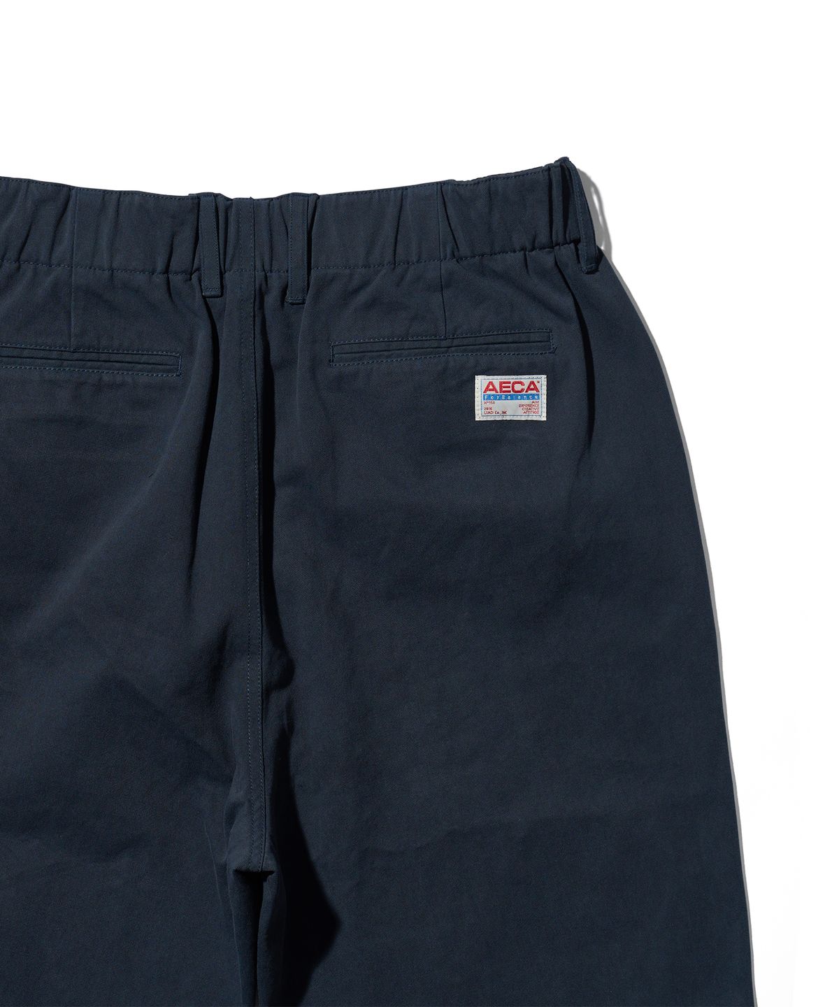 에이카화이트(AECA) SPLATER PAINTED BANDING CHINO PANTS-NAVY