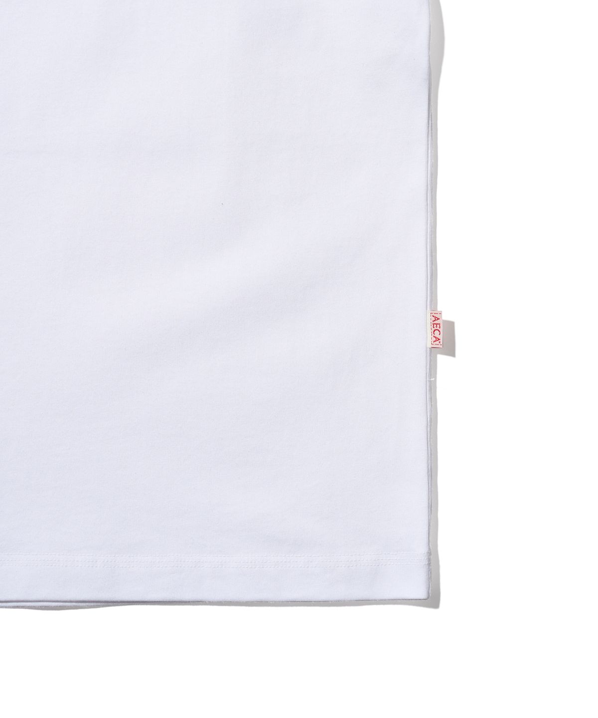 에이카화이트(AECA) LOVE HARD HALF SLEEVE-WHITE