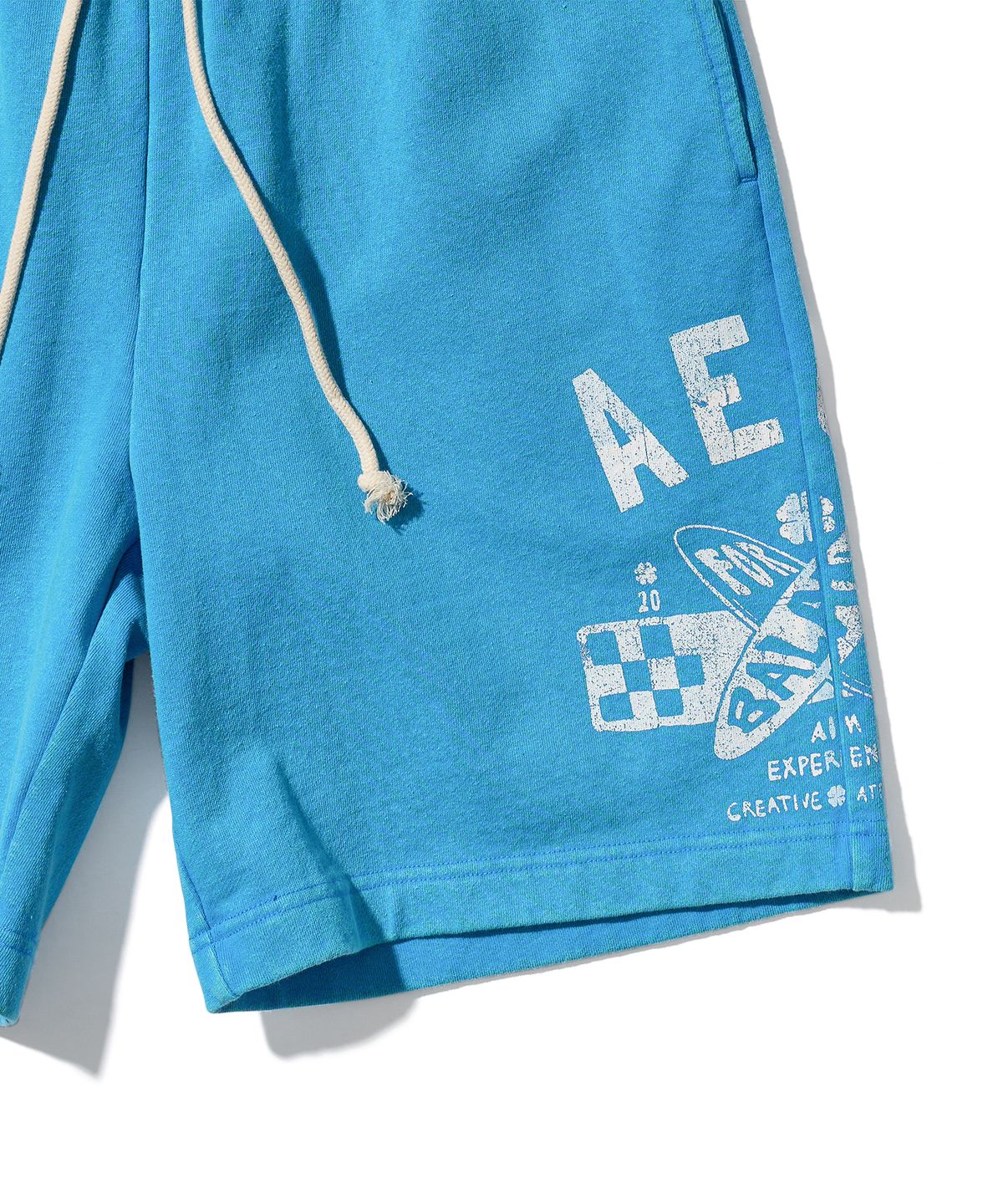 에이카화이트(AECA) SURF AND BALANCE SHORTS-SUNFADE BLUE