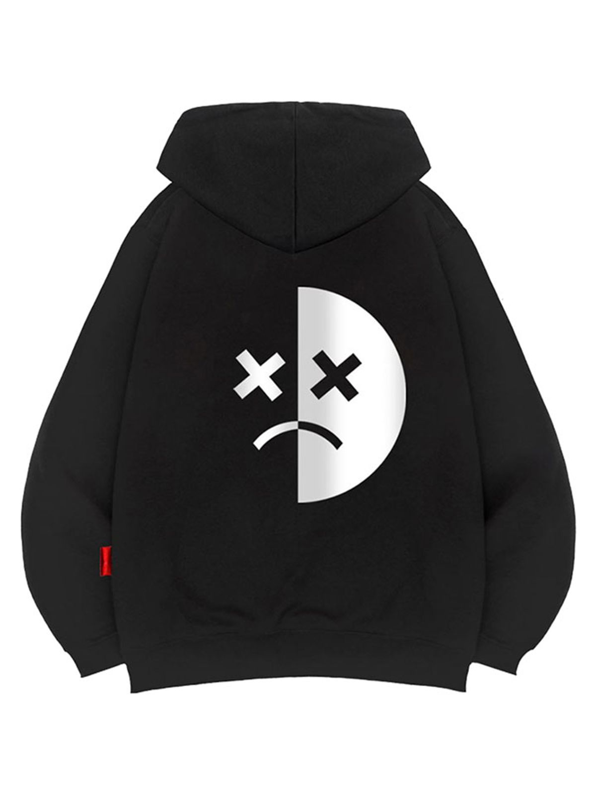 엘라모(LLAMO) 크라이베이비 후드티 남녀공용 빅사이즈 M~4XL