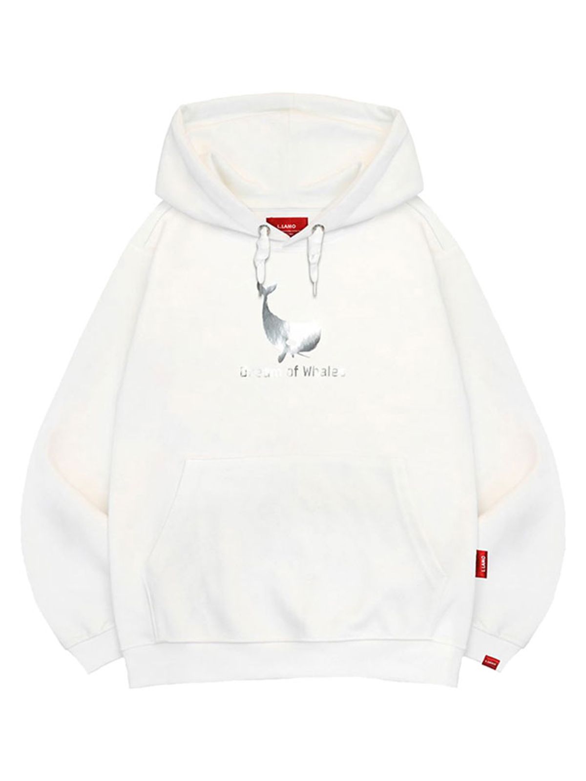 엘라모(LLAMO) 고래의꿈 후드티 남녀공용 빅사이즈 M~4XL