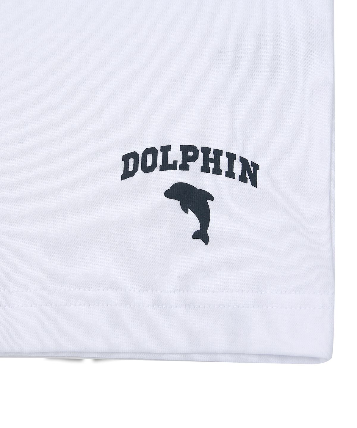 돌핀웨이브어패럴(DOLPHIN WAVE APPAREL) 돌핀 실리콘프린트 라글란 긴팔티셔츠 네이비