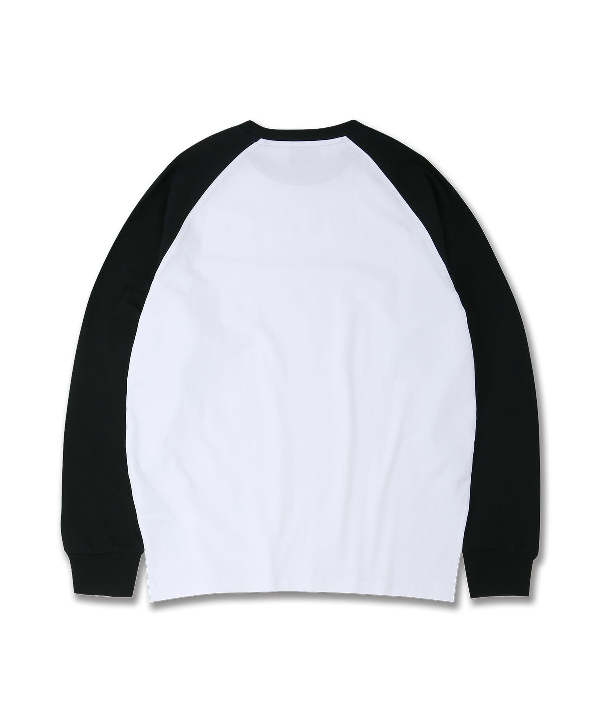 돌핀웨이브어패럴(DOLPHIN WAVE APPAREL) 돌핀 실리콘프린트 라글란 긴팔티셔츠 블랙