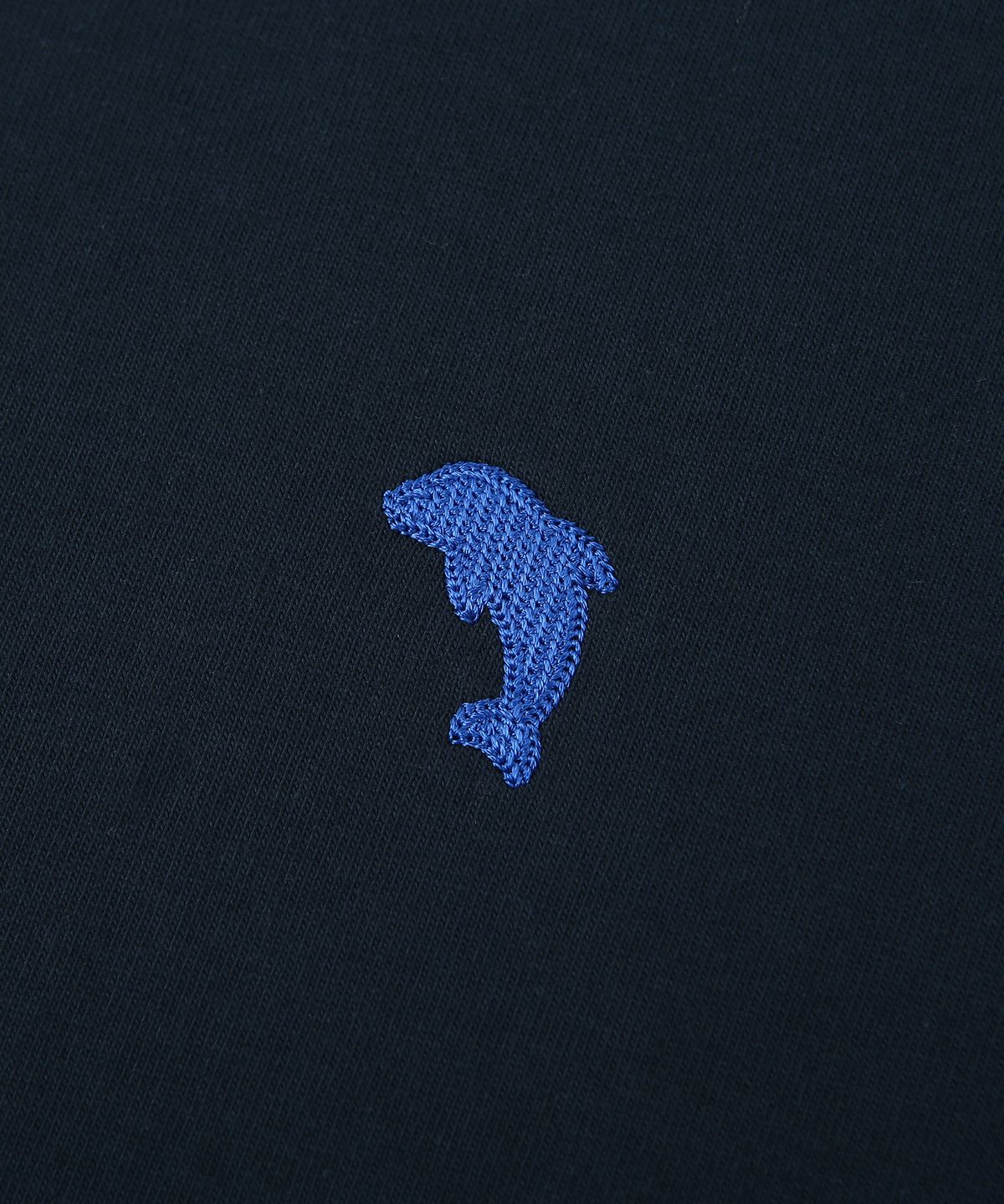 돌핀웨이브어패럴(DOLPHIN WAVE APPAREL) [2팩] 돌핀 미니 체인자수 16수 반팔티셔츠 화이트&네이비