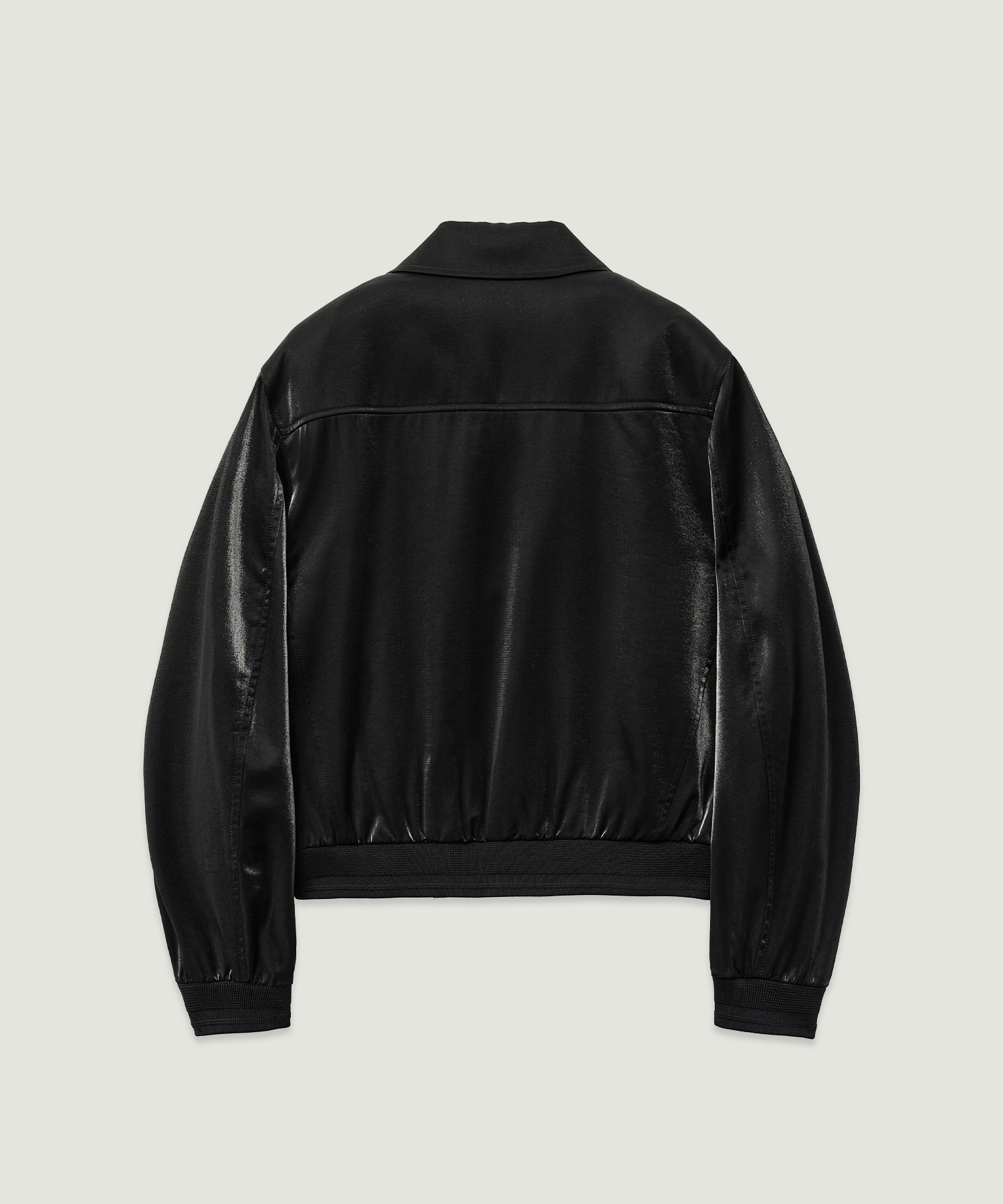 LMOOD blouson jacket 韓国ブランド 44サイズ MUSINSA | LMOOD Mercury Satin Blouson Jacket Black