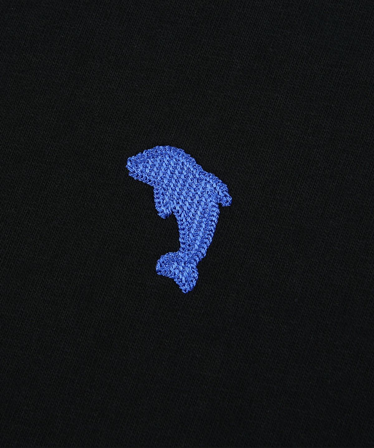 돌핀웨이브어패럴(DOLPHIN WAVE APPAREL) [2팩] 돌핀 미니 체인자수 16수 반팔티셔츠 네이비&블랙