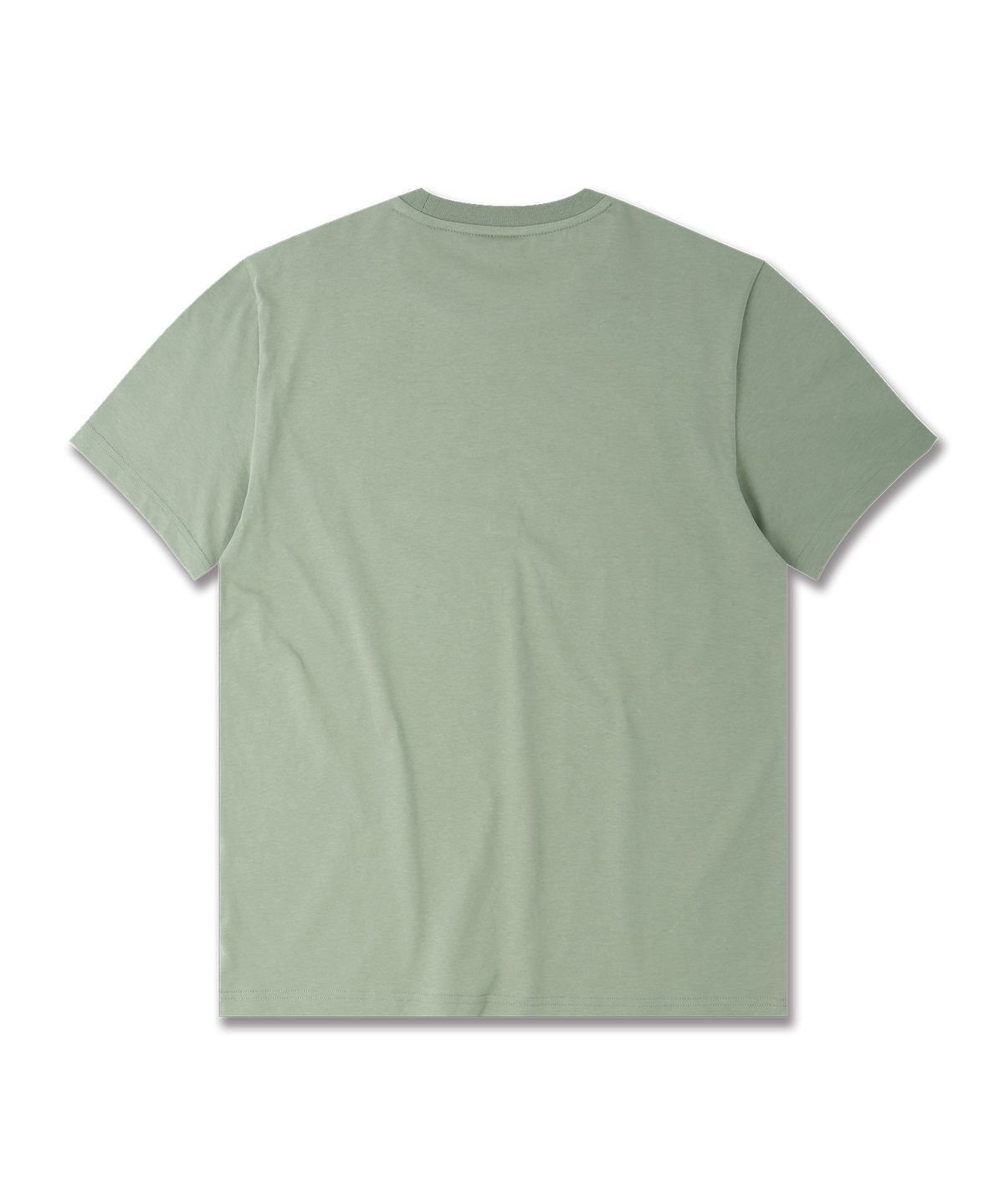 돌핀웨이브어패럴(DOLPHIN WAVE APPAREL) [2팩]돌핀 아치로고 티셔츠 라이트카키 블랙