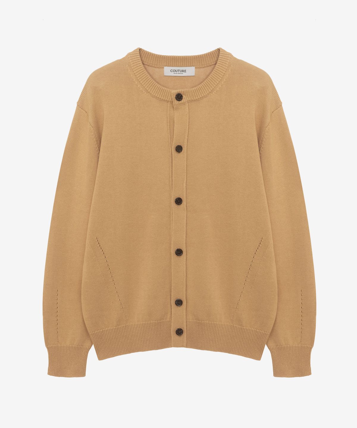 마인드브릿지(MINDBRIDGE) [COUTURE]라운드 세미 오버핏 가디건 - 3color