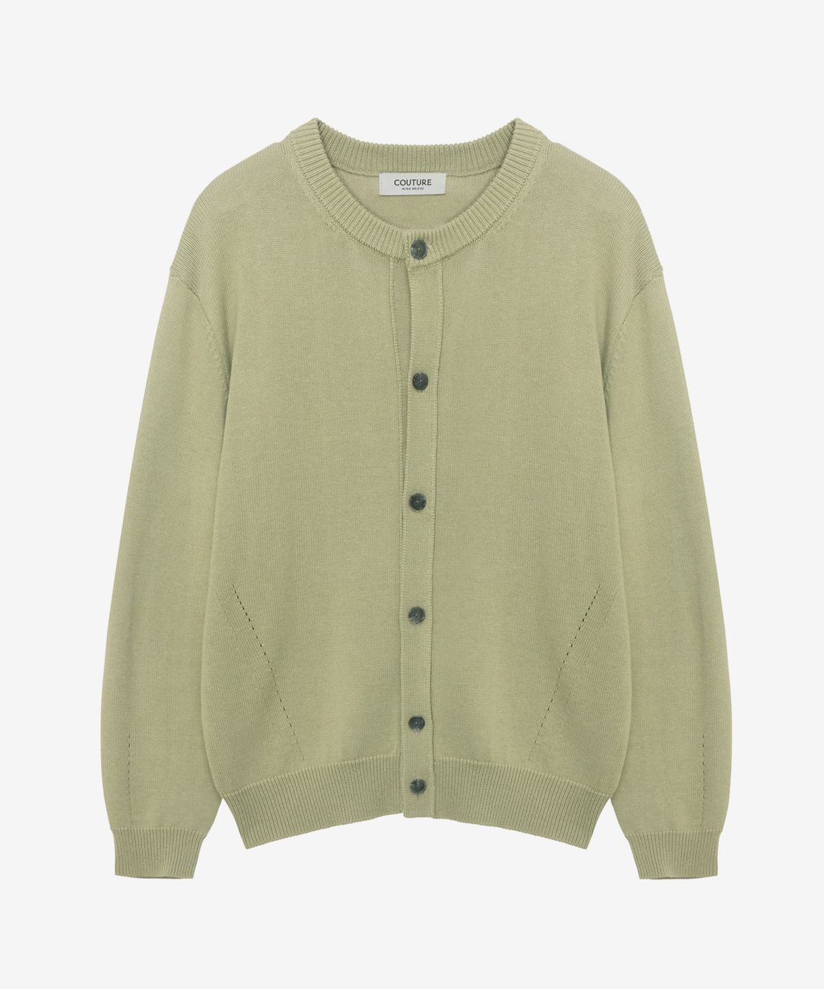 마인드브릿지(MINDBRIDGE) [COUTURE]라운드 세미 오버핏 가디건 - 3color