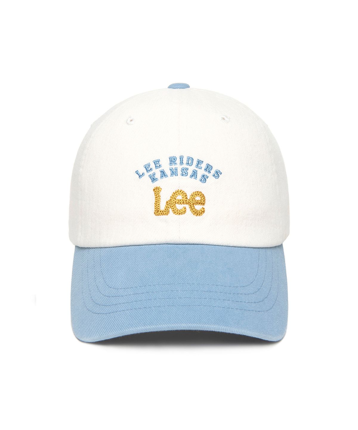 리(LEE) 트위치 로고 배색 볼캡 라이트 블루