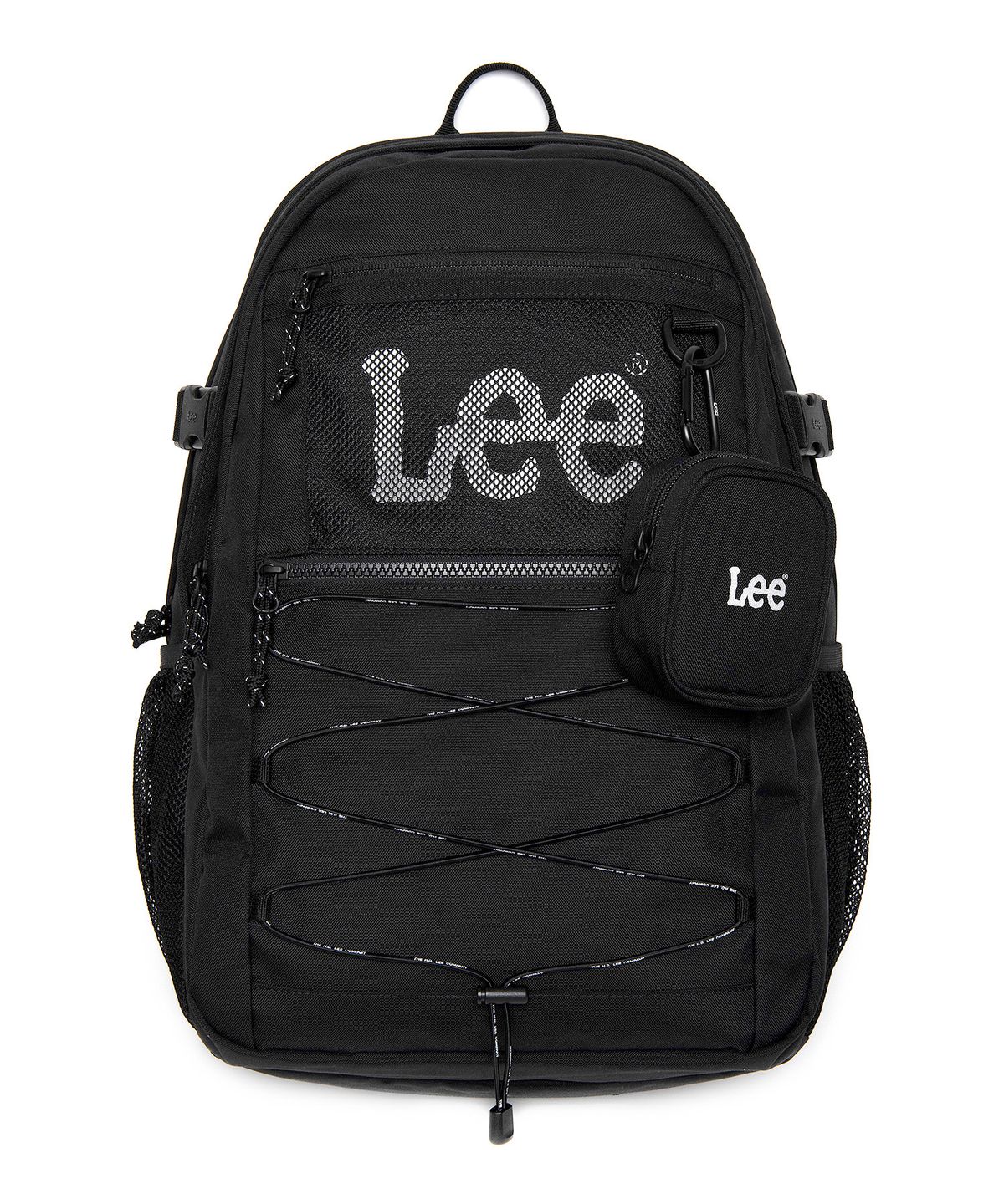 리(LEE) 코듀라 스트링 럭색 블랙