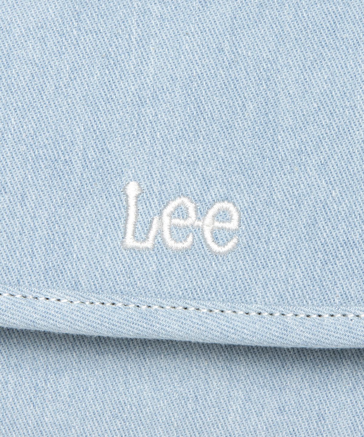 리(LEE) 코튼 미니 크로스백 인디고 라이트