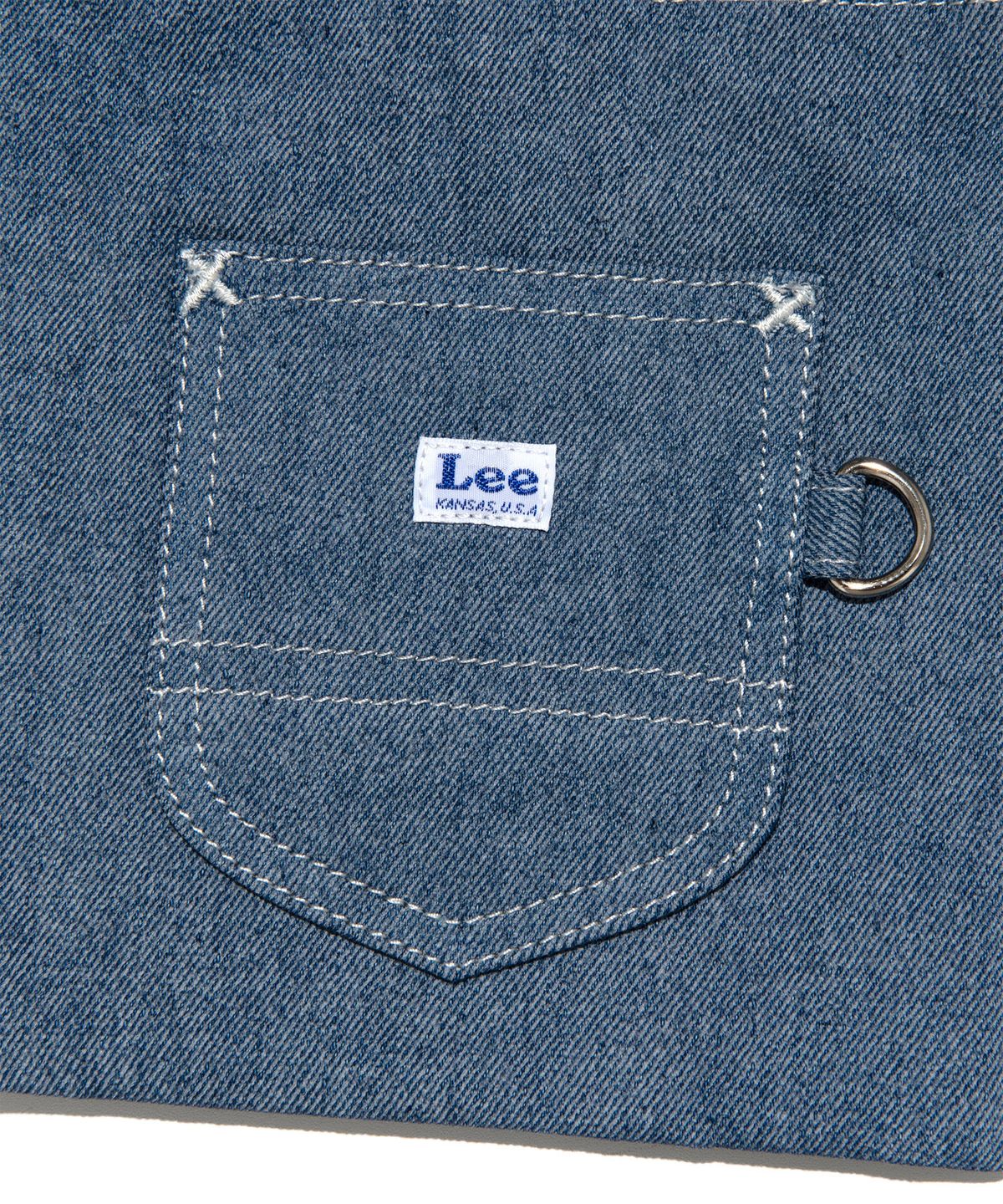 리(LEE) 스트링 파우치 인디고 미듐
