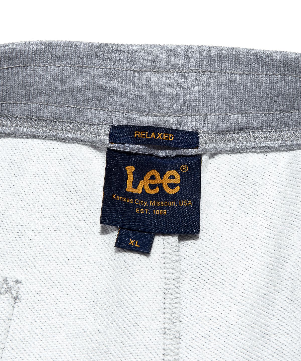 리(LEE) 원턱 와이드 스웻 팬츠 그레이