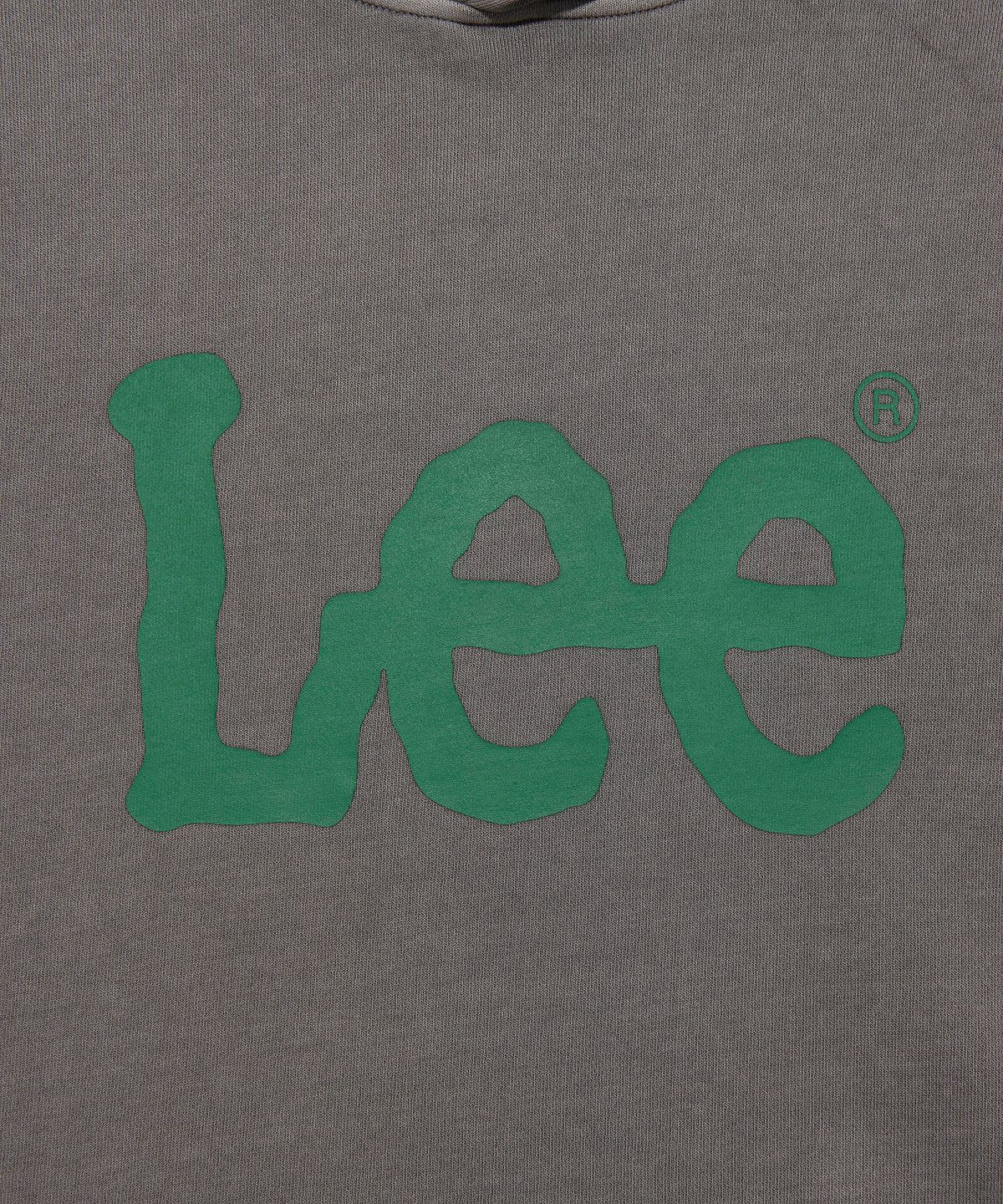리(LEE) 빅 트위치 로고 다잉 후드 베이지