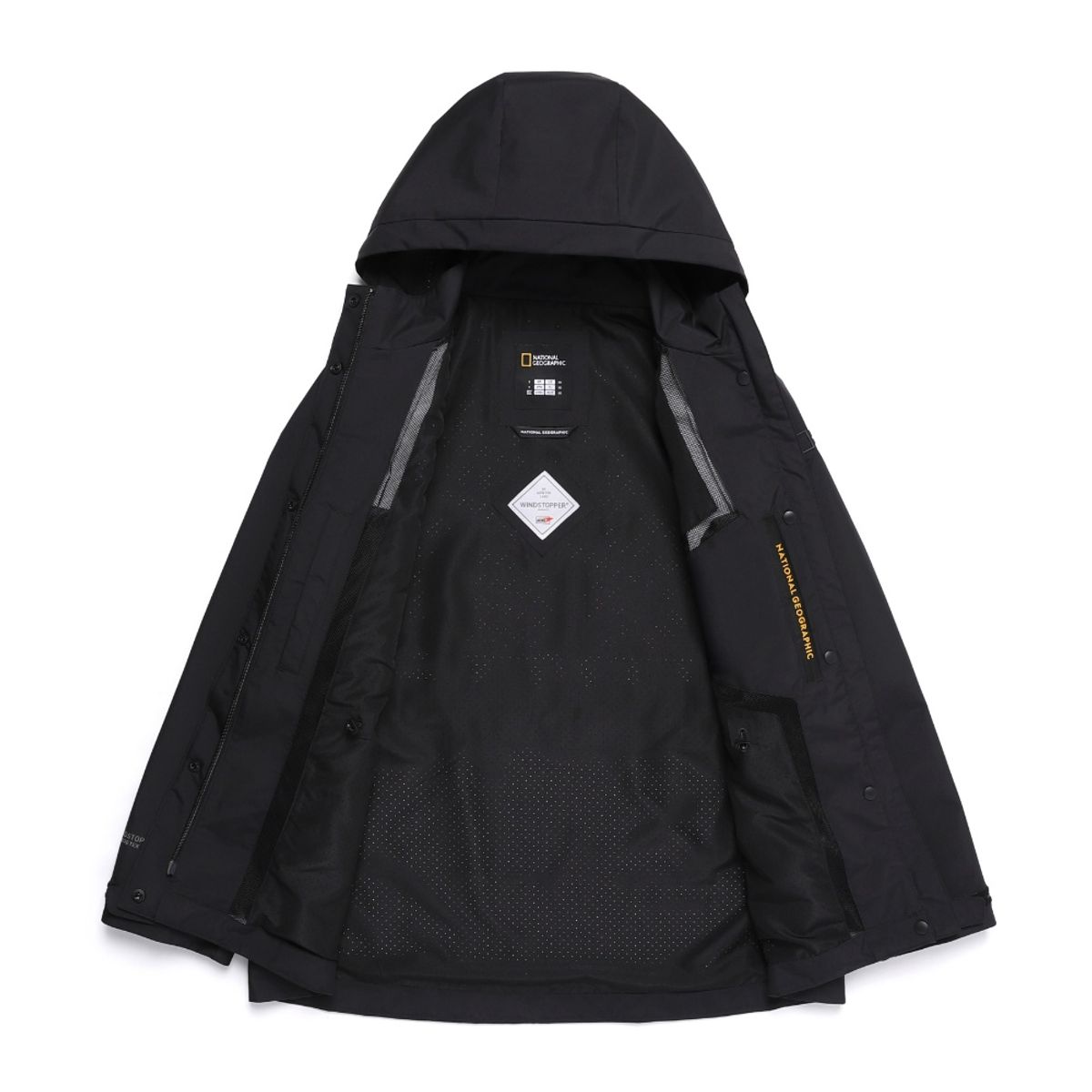 내셔널지오그래픽(NATIONALGEOGRAPHIC) N251WJP270 여성 아틀라스 고어 윈드스토퍼 자켓 CARBON BLACK