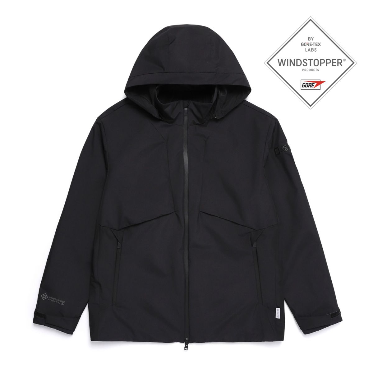 내셔널지오그래픽(NATIONALGEOGRAPHIC) N251UJP860 아틀라스 윈드스토퍼 BY GORE-TEX LABS 2L 블록 자켓 CARBON BLACK