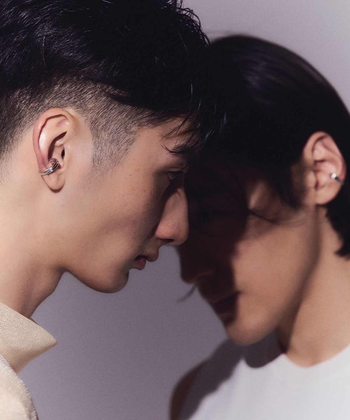 휴스타드(HUSTAD) 231 LEAF EARCUFF_ 925 실버 이어커프