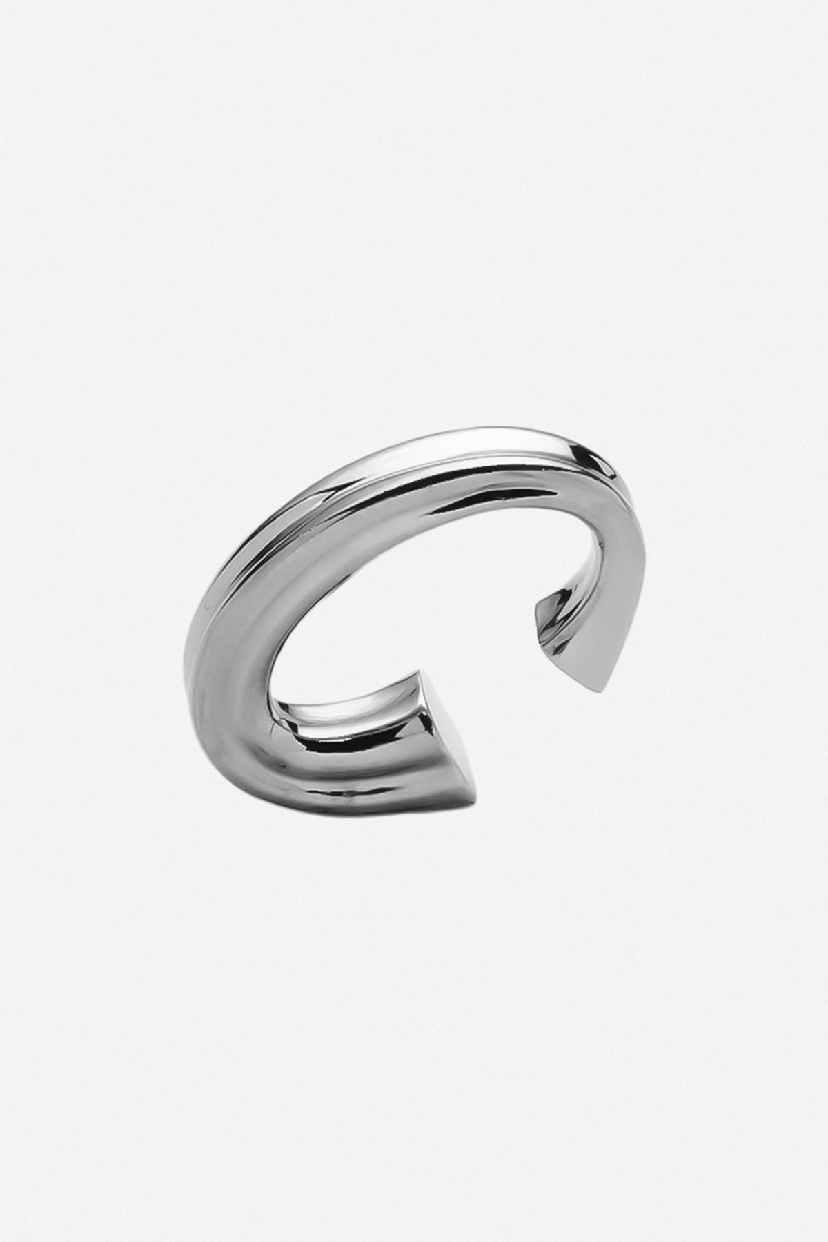 휴스타드(HUSTAD) 231 LEAF EARCUFF_ 925 실버 이어커프