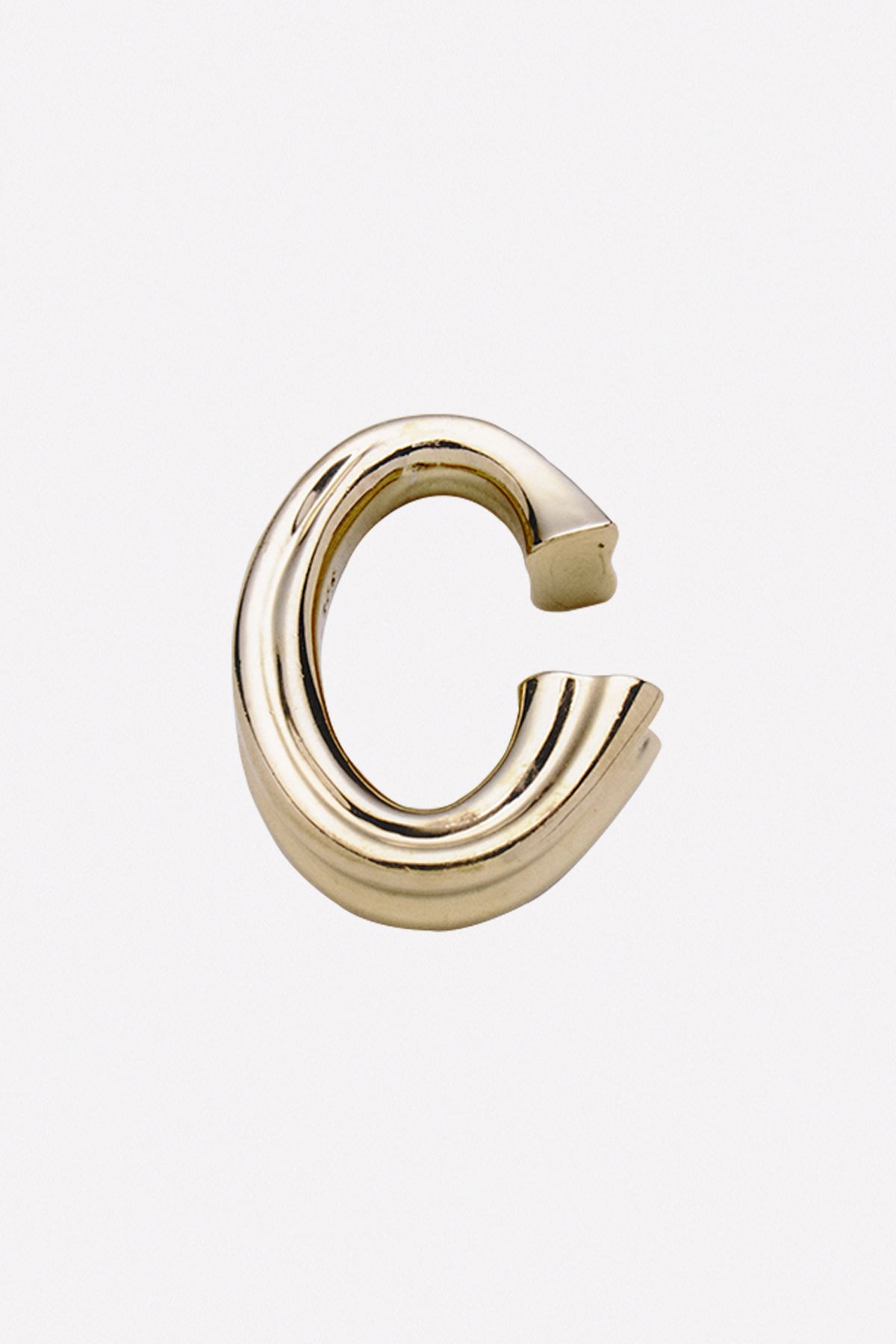 휴스타드(HUSTAD) 231 LEAF GOLD EARCUFF_ 925 실버 / 14k 골드 이어커프