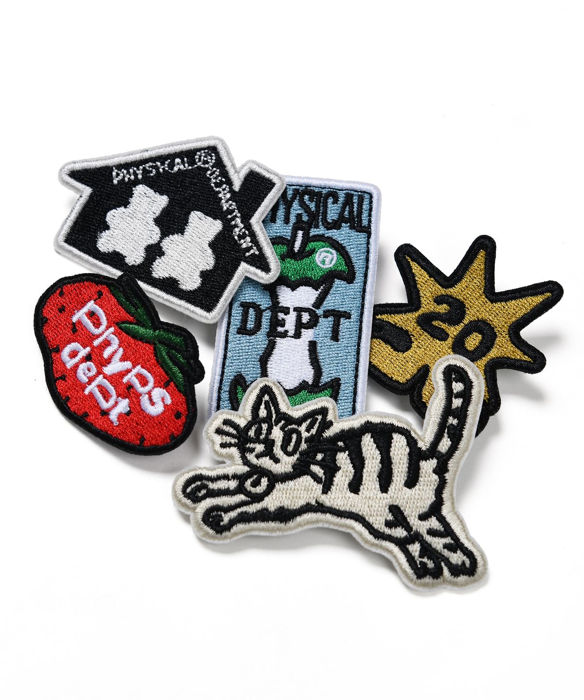 피지컬 디파트먼트(PHYSICAL DEPARTMENT) [SET] 그래픽 자수 와펜