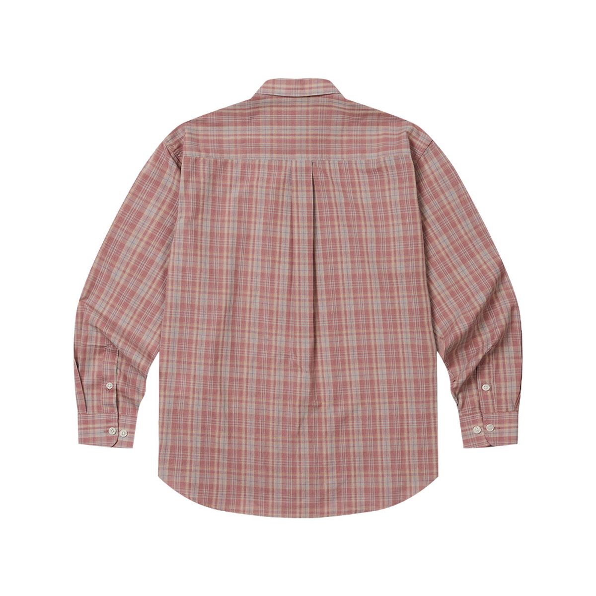 아모우(AMOU) 60s vintage check shirts red