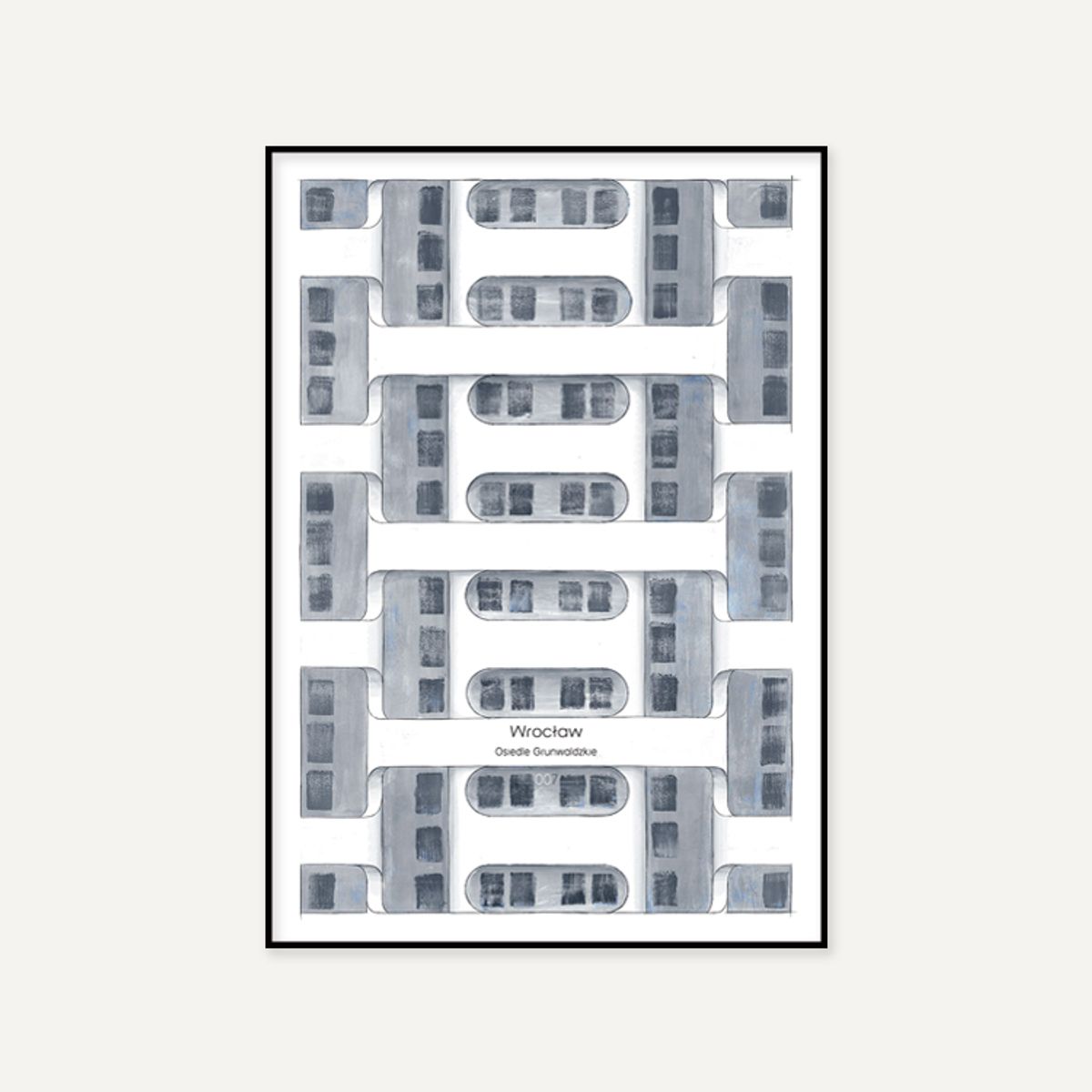 그릿시즌(GREET SEASON) 쿠바 미카슈키에비치 Grunwald Neighborhood (액자 포함)