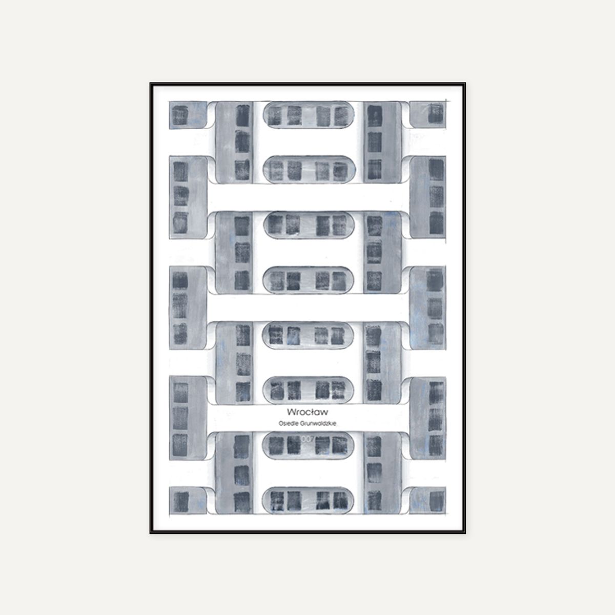 그릿시즌(GREET SEASON) 쿠바 미카슈키에비치 Grunwald Neighborhood (액자 포함)