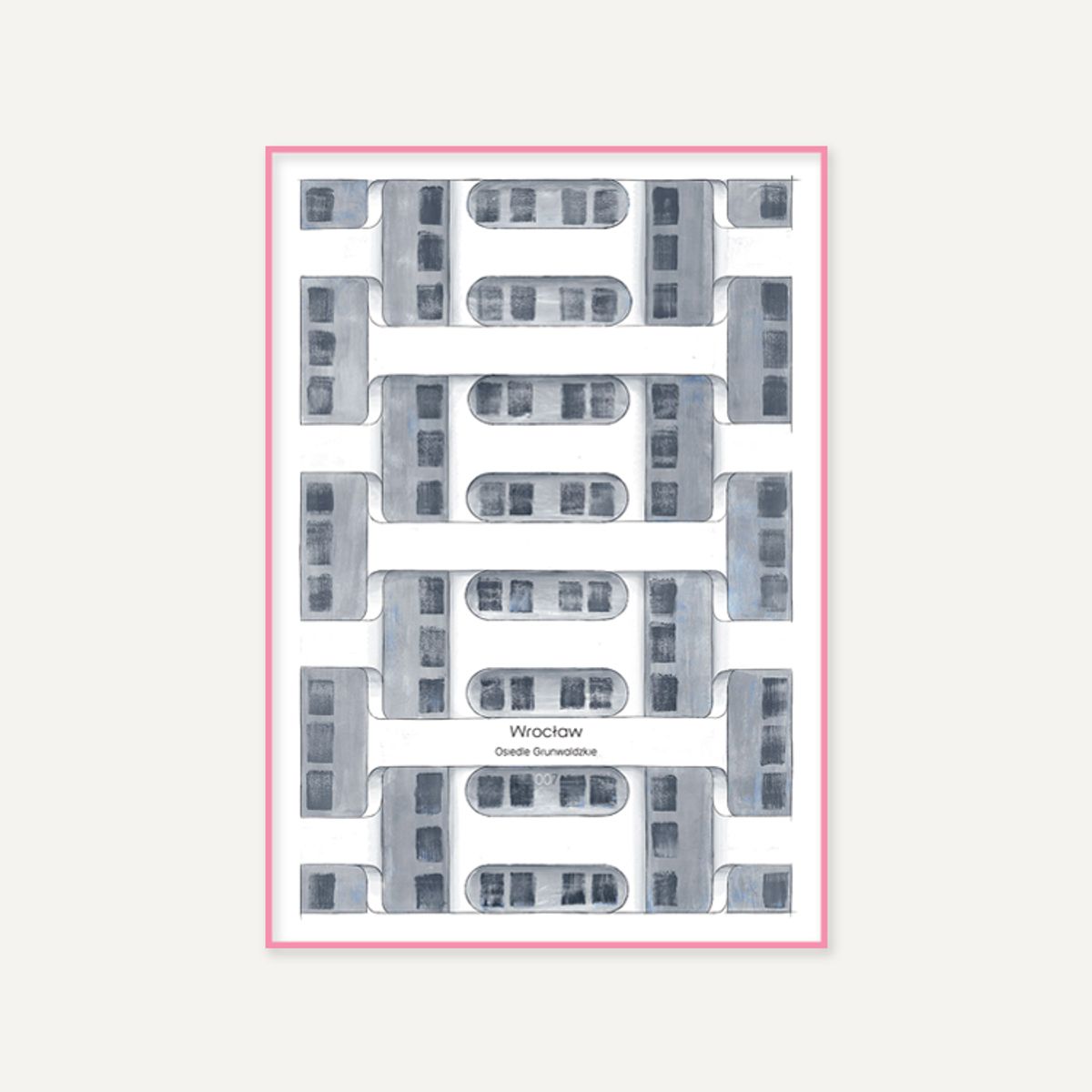 그릿시즌(GREET SEASON) 쿠바 미카슈키에비치 Grunwald Neighborhood (액자 포함)